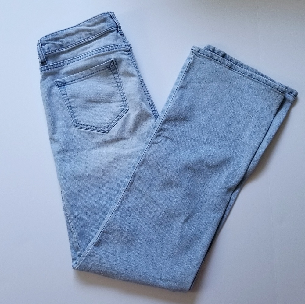 Nine West Light Wash High Rise Boot Cut Jeans 10